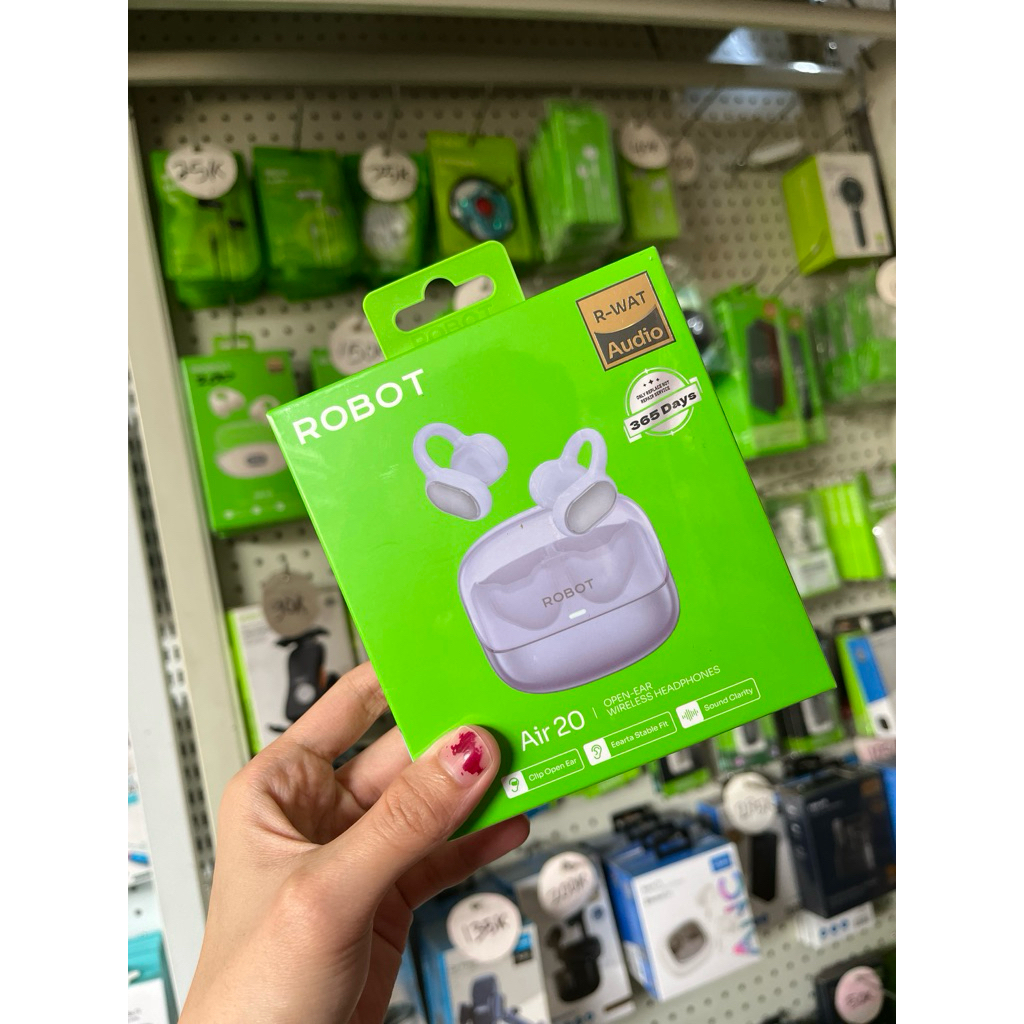 TWS Robot Air 20 Original/ Headset bluetooth untuk hp android dan Iphone