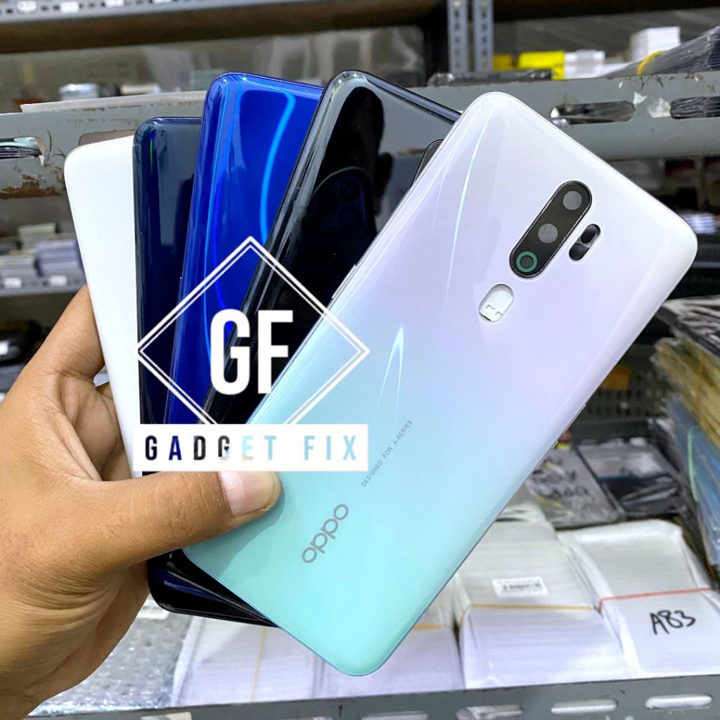 Casing Housing HP Oppo A5 2020 CPH1931 CPH1959 Backdoor + Bezel Bekdor Tutup Belakang Kesing