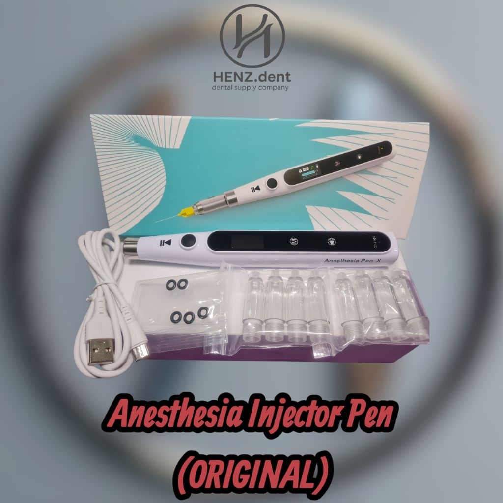 Anesthesia Injector Pen Dental Elektrik – Alat Suntik Anestesi Gigi Otomatis Rechargeable, Alat Inje
