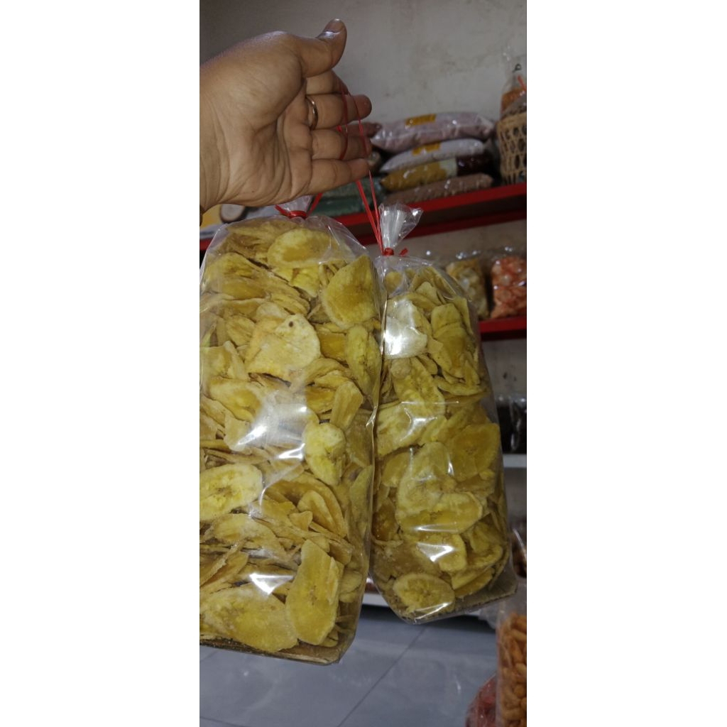 

kripik pisang manis mini bal murah