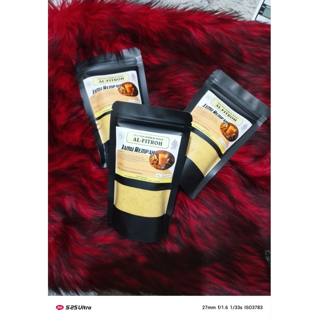 

minuman serbuk jamu rempah