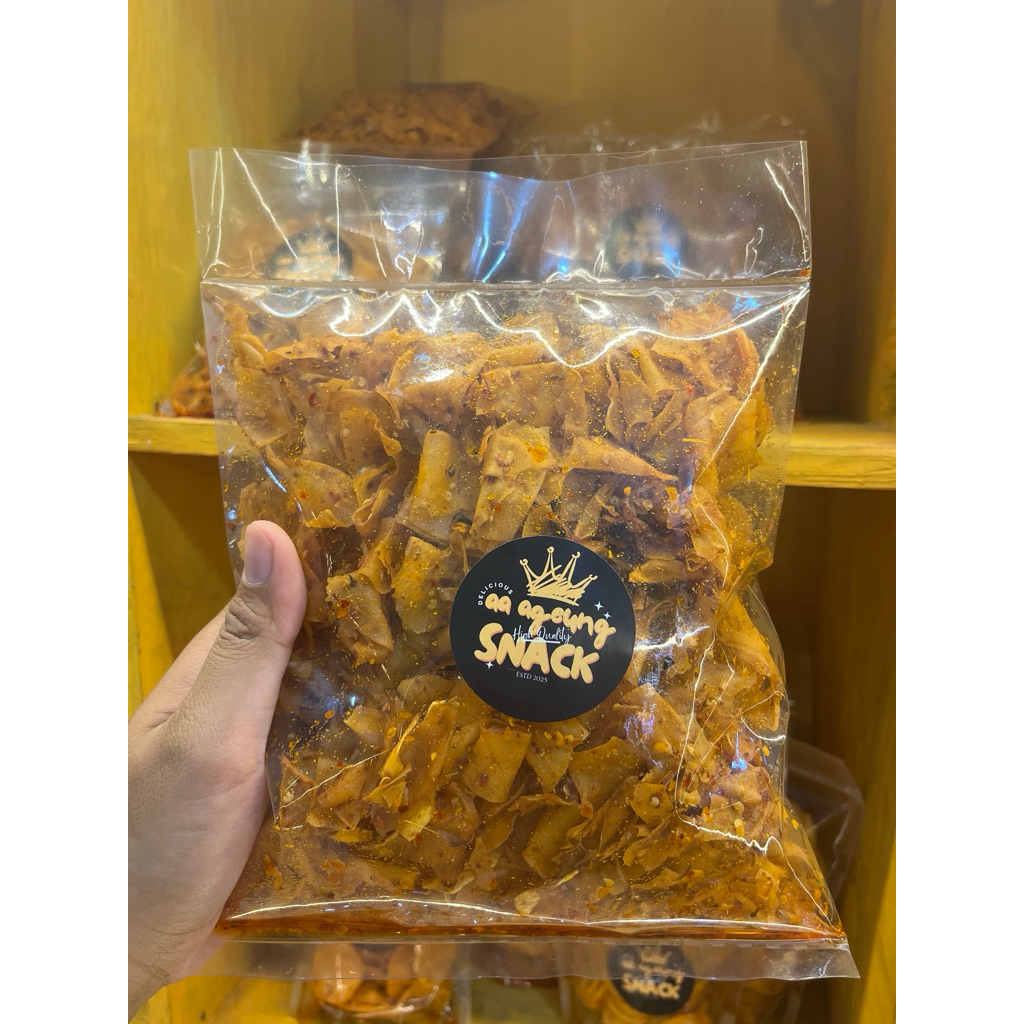 

KERIPIK SINGKONG KRIWIL ( PEDES ASIN ) 250gram