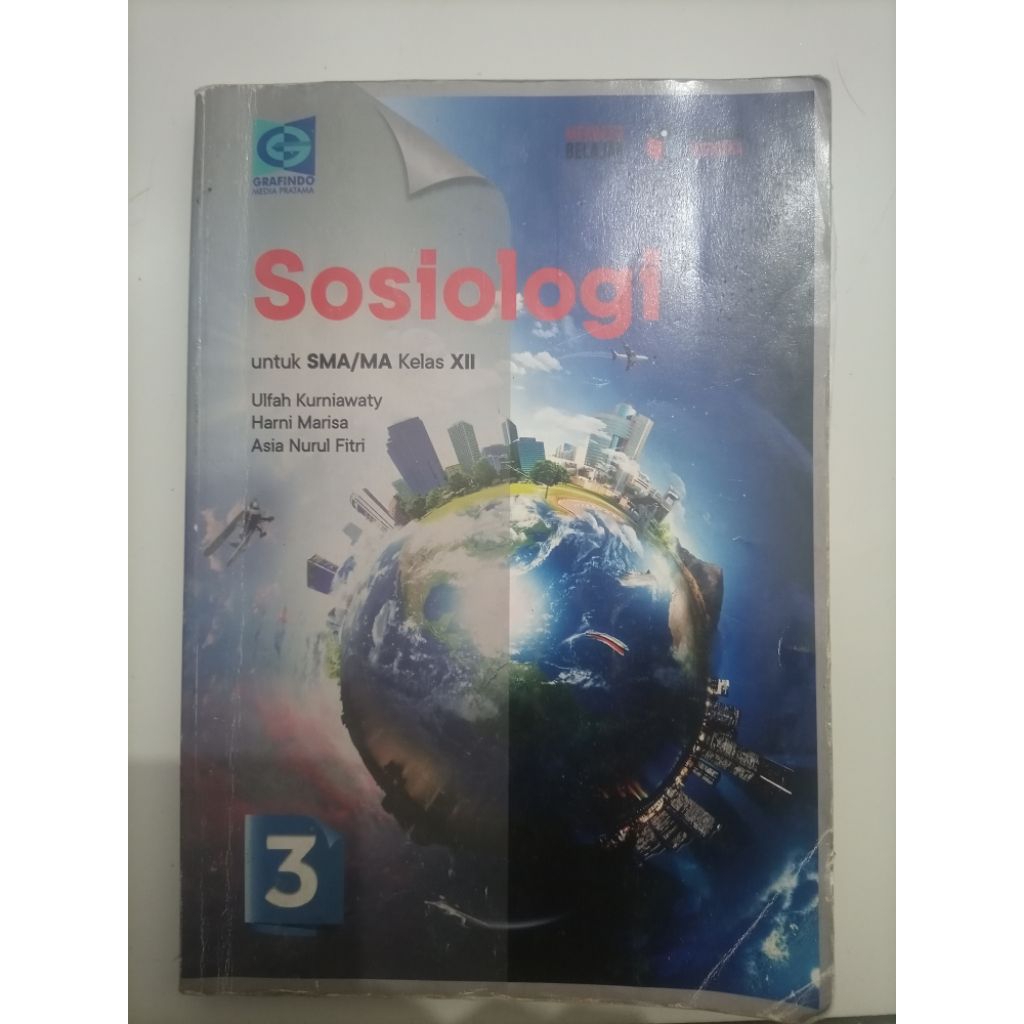 Buku Paket SOSIOLOGI SMA KELAS XII/12 Kurikulum Merdeka Penerbit Grafindo