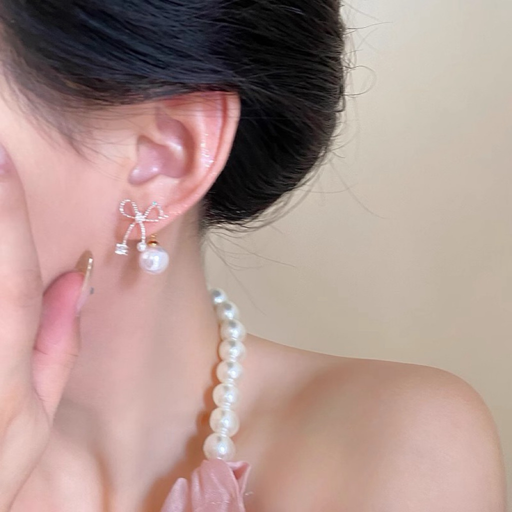 JOORI - Gwen Earring - Perhiasan Anting Pita Mutiara Aksesoris Wanita