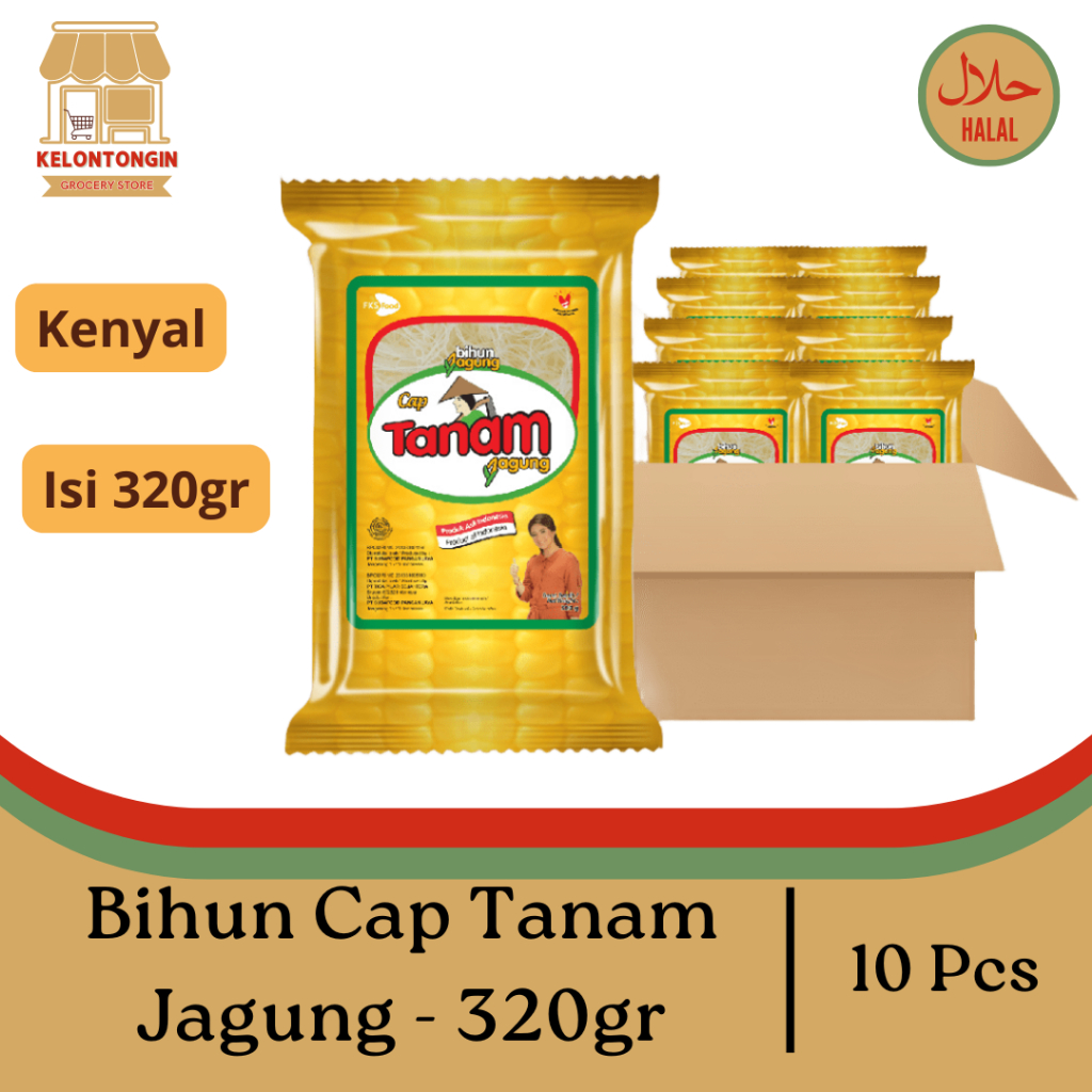 

Bihun Cap Tanam Jagung 1 Bal isi 10 Pcs - 320gr / Bihun Masak / Bihun Kenyal