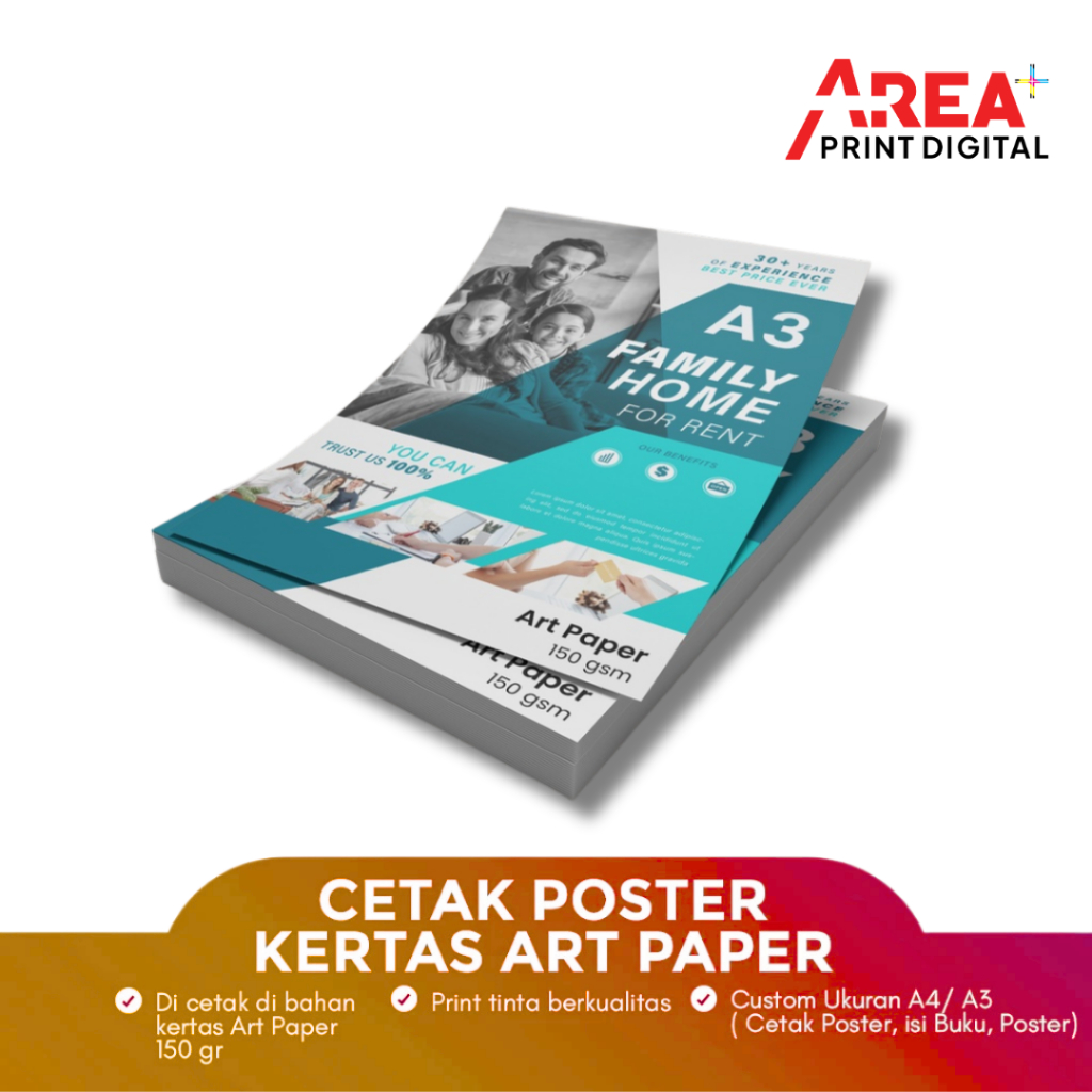 

Cetak Poster A3+ Art Paper Premium Untuk Dekorasi Promosi Event Berkualitas