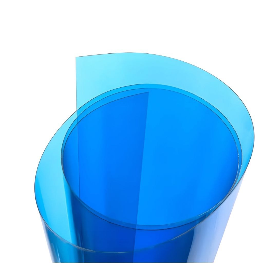 

mika pvc sheet 0,7 multifungsi plastik tebal dan lentur biru jual meteran (bahan sampul rapor,agenda,ijazah,taplak,map,alas lantai dll)