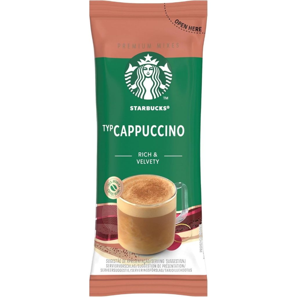 

Starbucks Premium Mixes Cappuccino Rich & Velvety 18 Gr per Sachet 18 Gr Kopi Turki