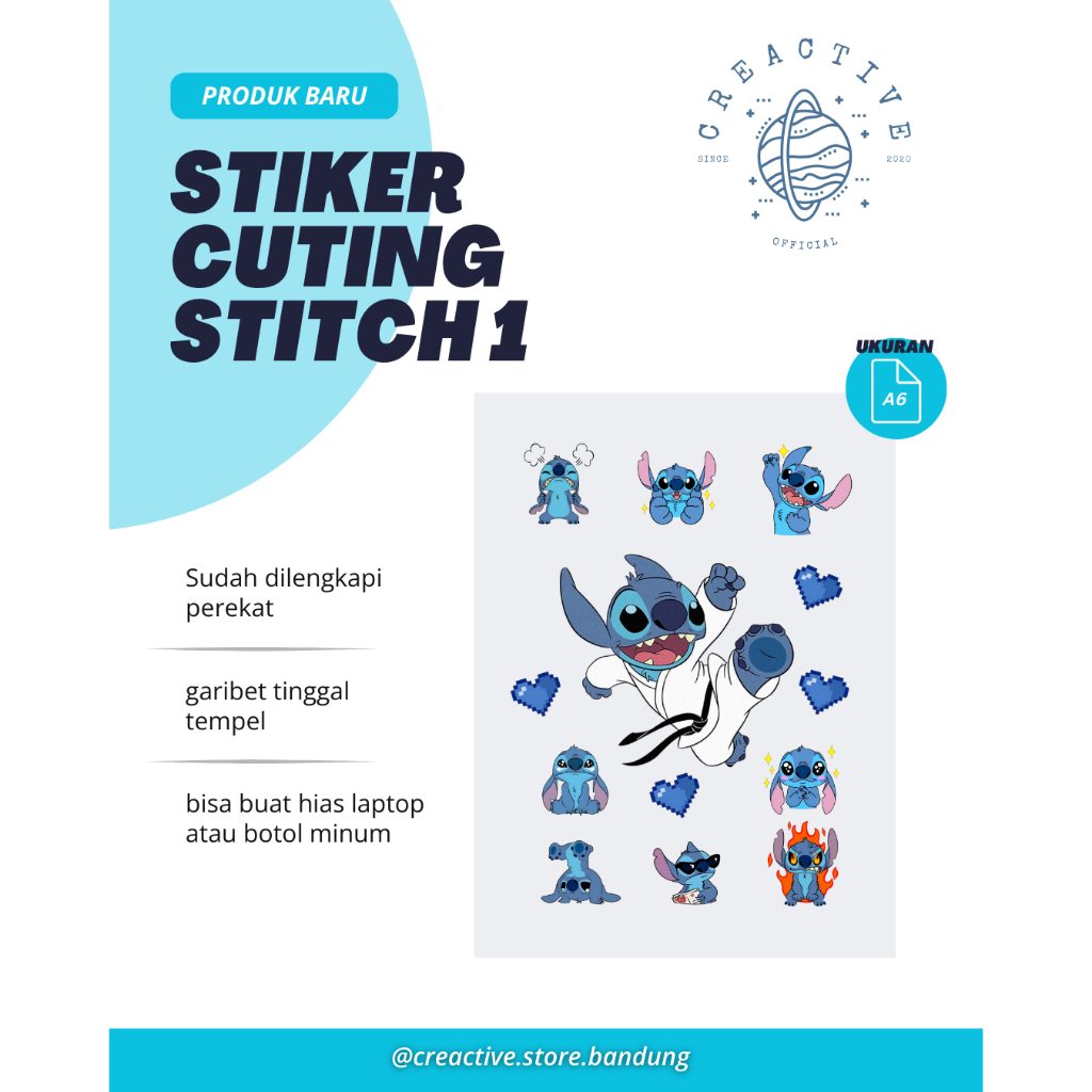 

STIKER CUTING SERIES DAN CUSTOM UKURAN A6