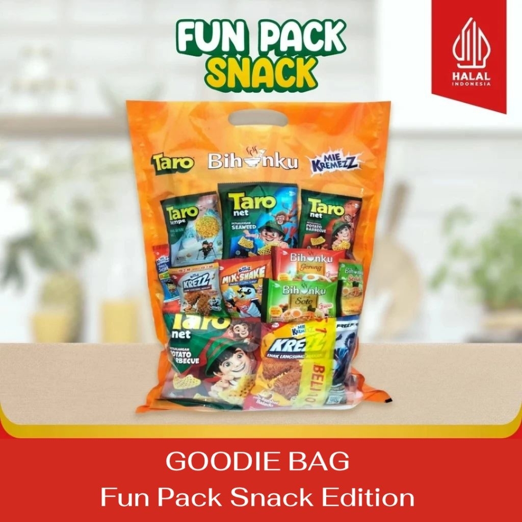 

Goodie Bag - Fun Pack Snack Edition - Paket Hampers Anak