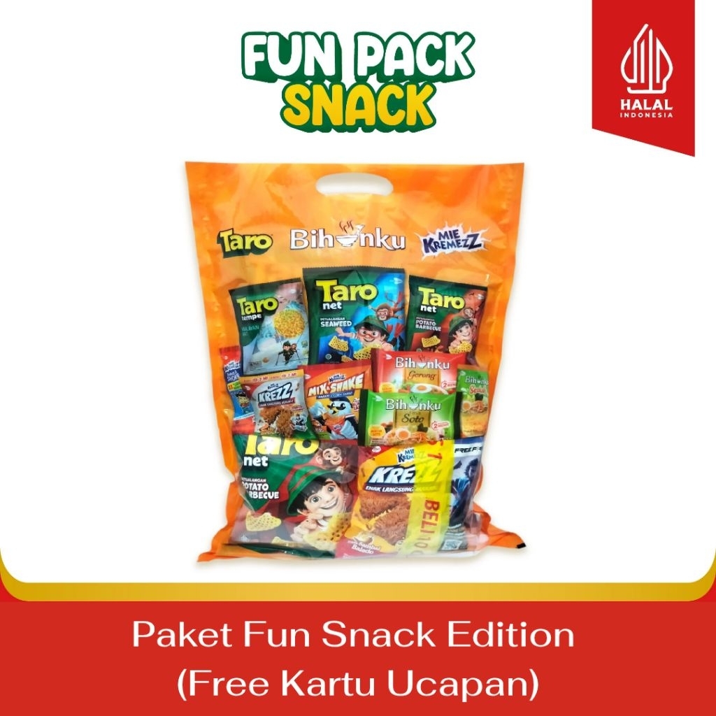 

Paket Fun Snack Edition - Paket Hampers Anak (Free Kartu Ucapan)