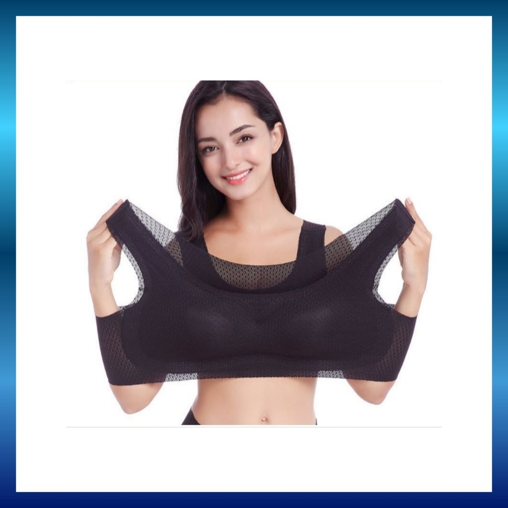 BRA JUMBO BIG SIZE | SPORT BRA JUMBO PREMIUM TANPA KAWAT | BRA GYM JUMBO PREMIUM | GENIE BRA JUMBO S