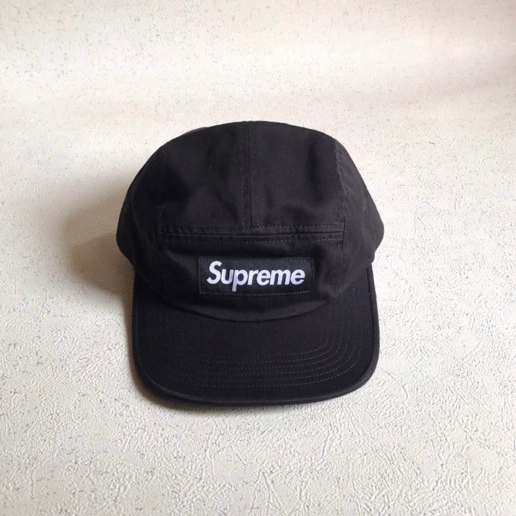 Supreme Cotton Twill Camp Cap Wash Black