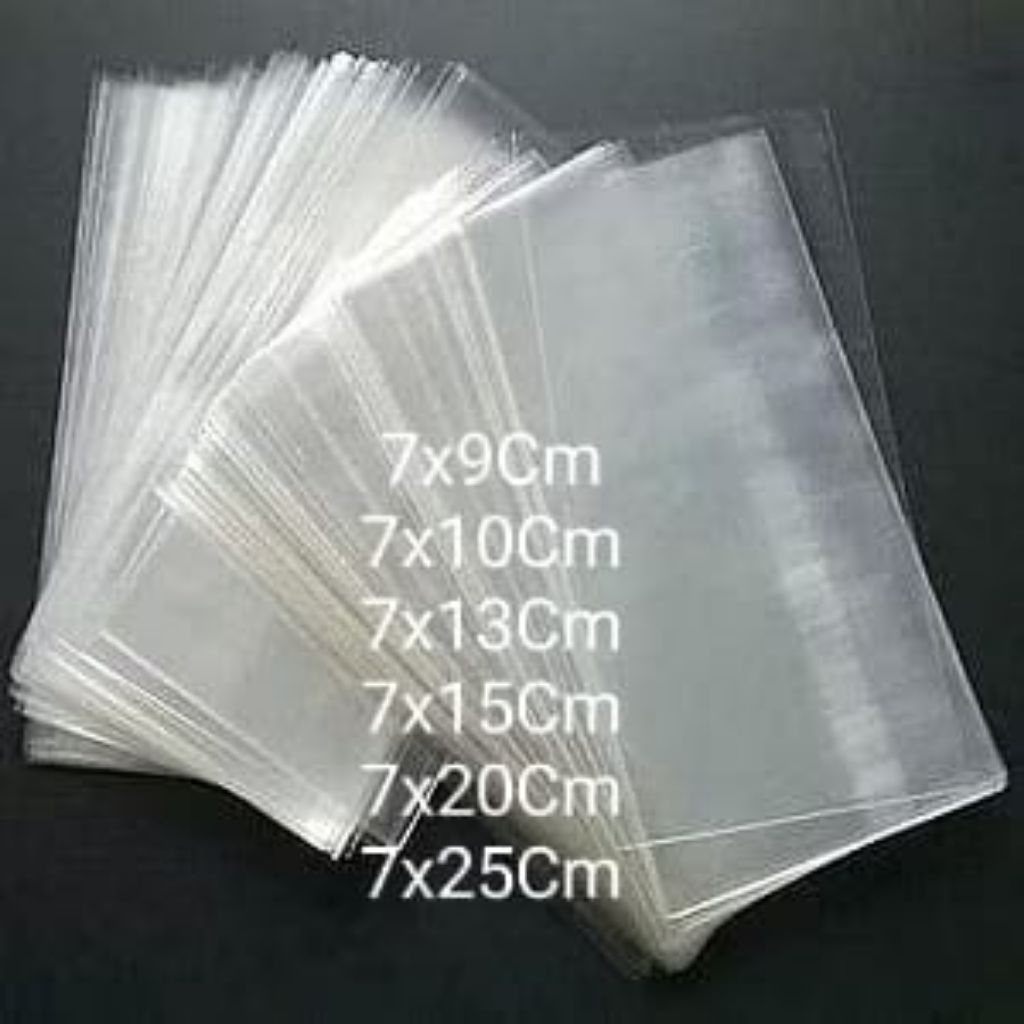 

Plastik OPP bening Variasi uk 7Cm, tanpa perekat. Kualitas bagus