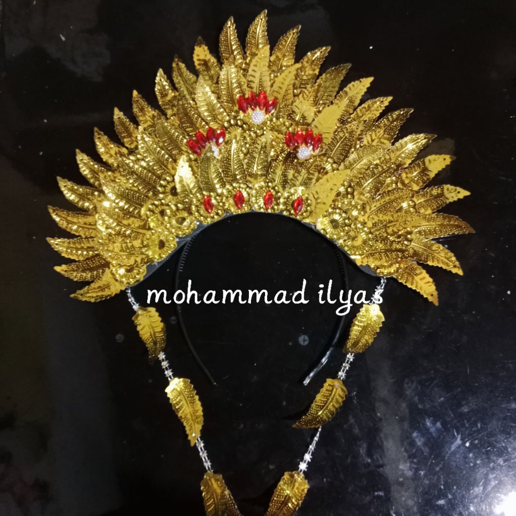 mahkota sunting melayu cocok untuk anak-anak dan dewasa