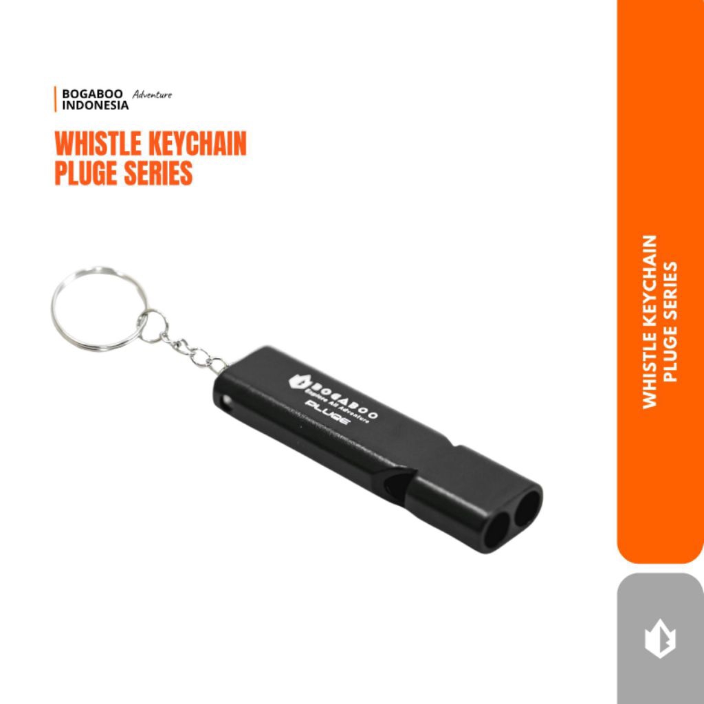 BOGABOO PLUGE Peluit Aluminium Alloy - Whistle Survivor - Pluit - Priwitan - Peluit Burung FF
