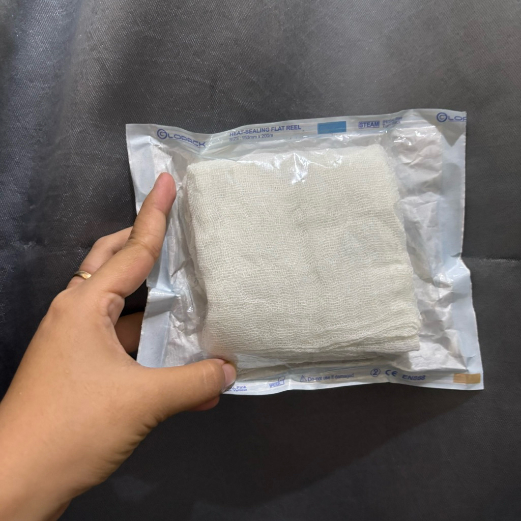 Kasa Steril Lipat onemed 15x10cm / kasa onemed lipat dan tebal