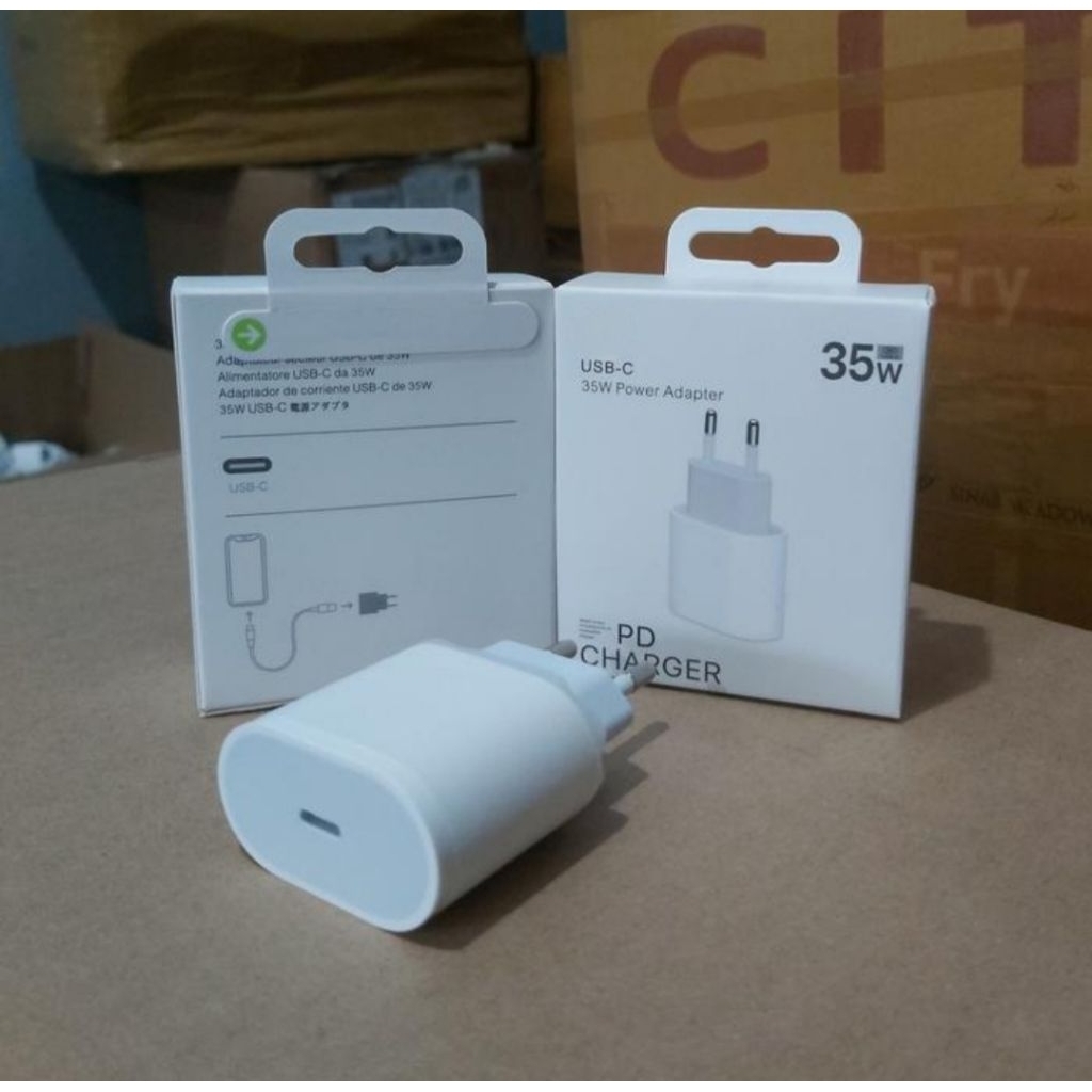 Adapter Charger iphon 15/Pro/Max Usb-C 35W Power Adapter