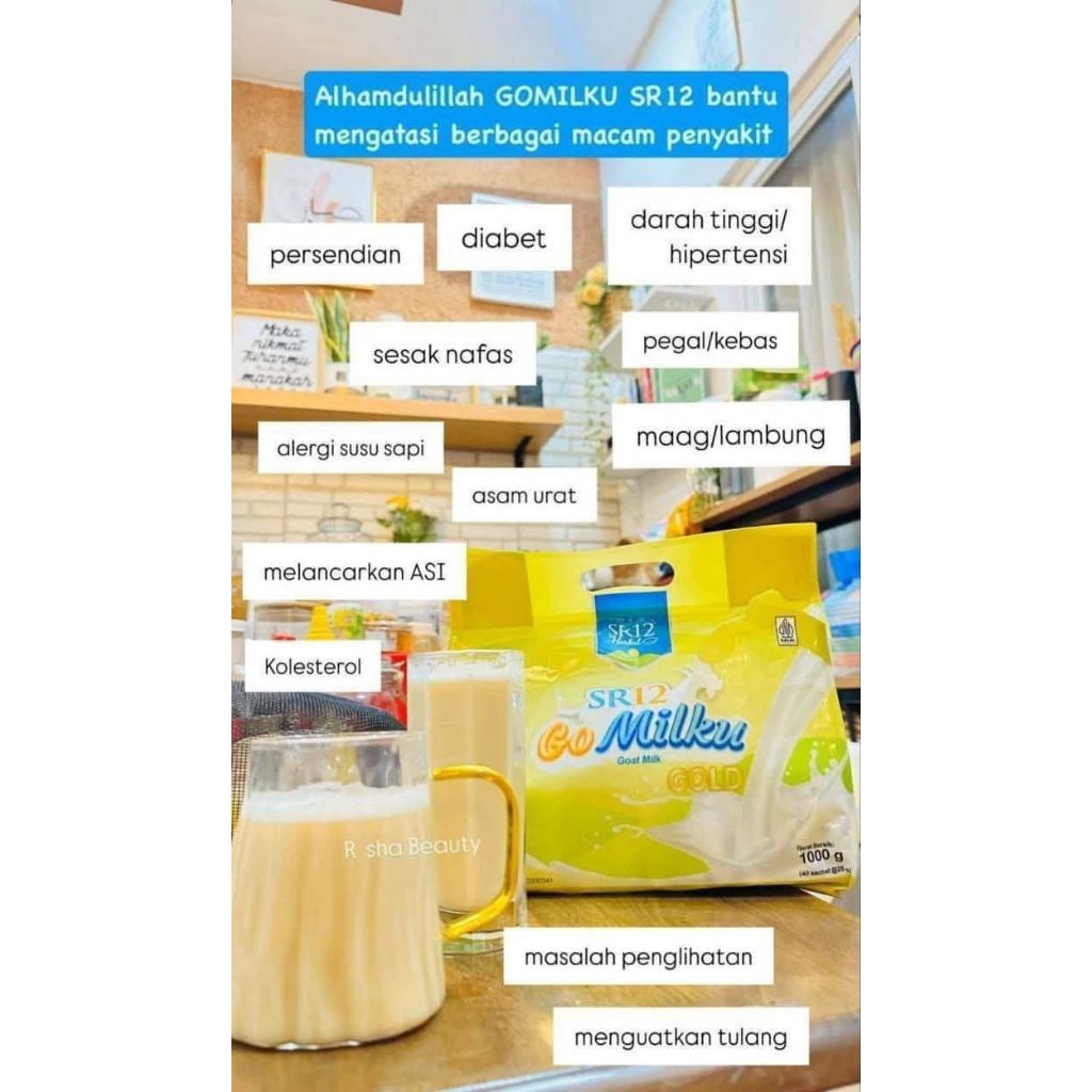 

susu kambing etawa gomilku gold kemasan box isi 40 sachet