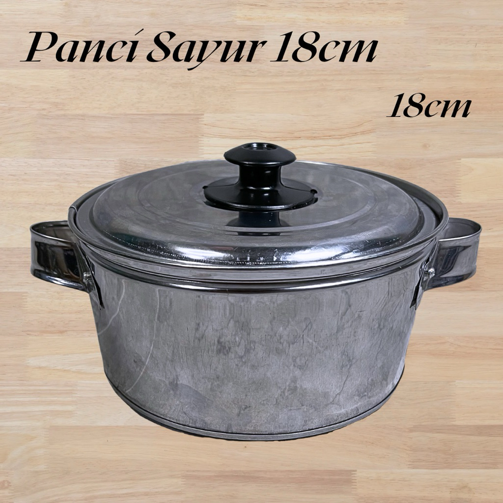 Panci Sayur Stainless Steel 18Cm Multifungsi
