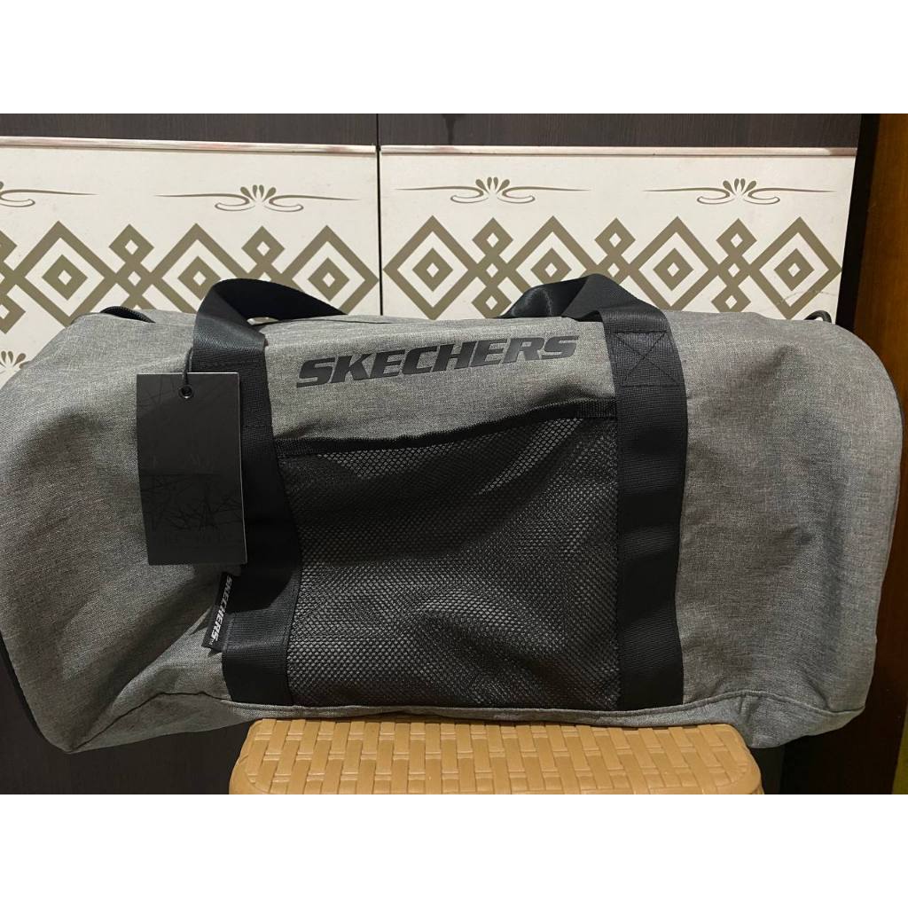 Tas Travel/Gym Skechers Abu-abu [ORIGINAL]