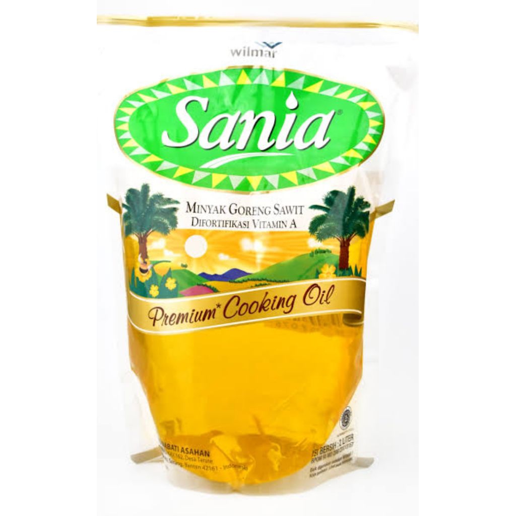

Sania 2L minyak goreng jernih isi 6 pcs