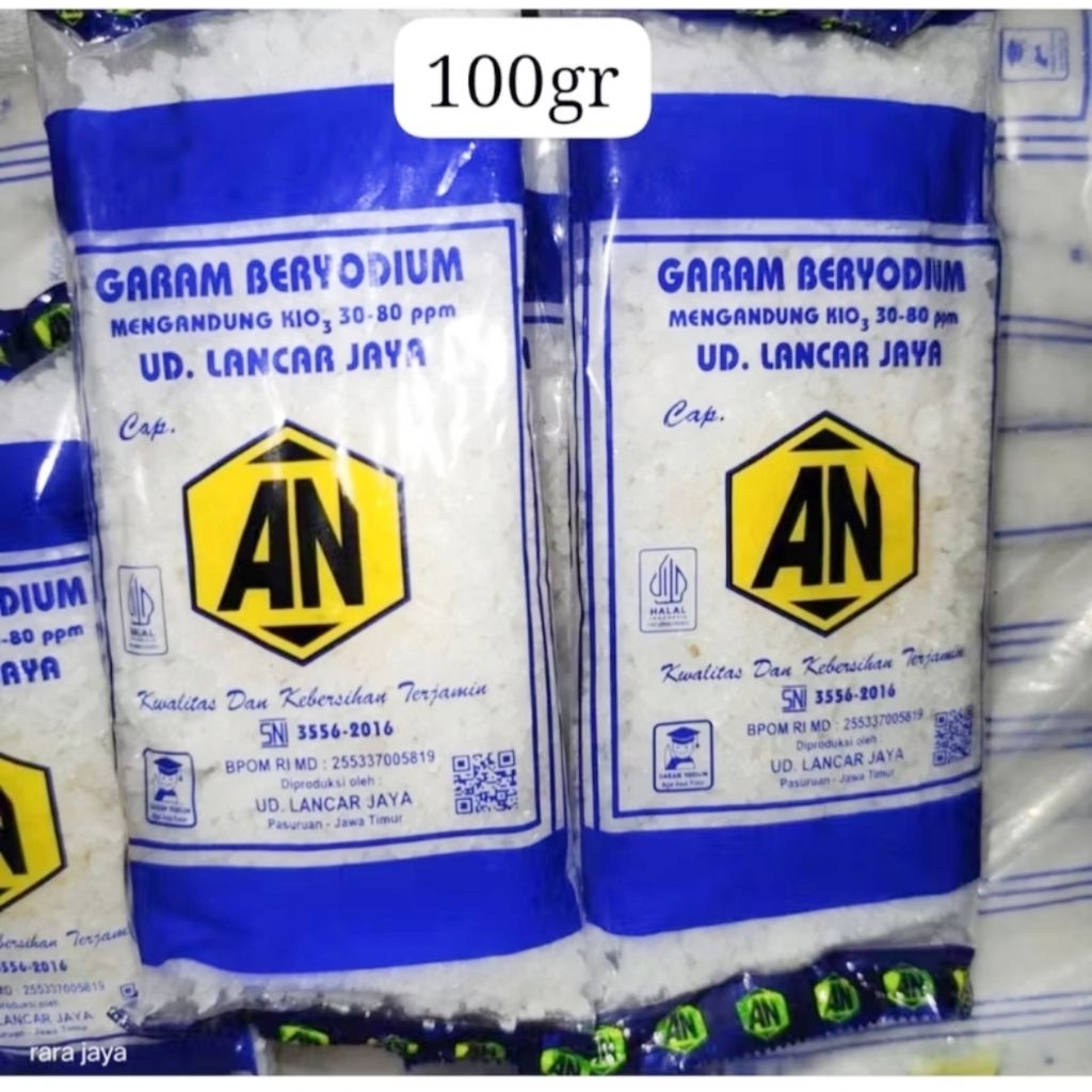 

garam grosok 100gr 1 ball isi 20pcs promo