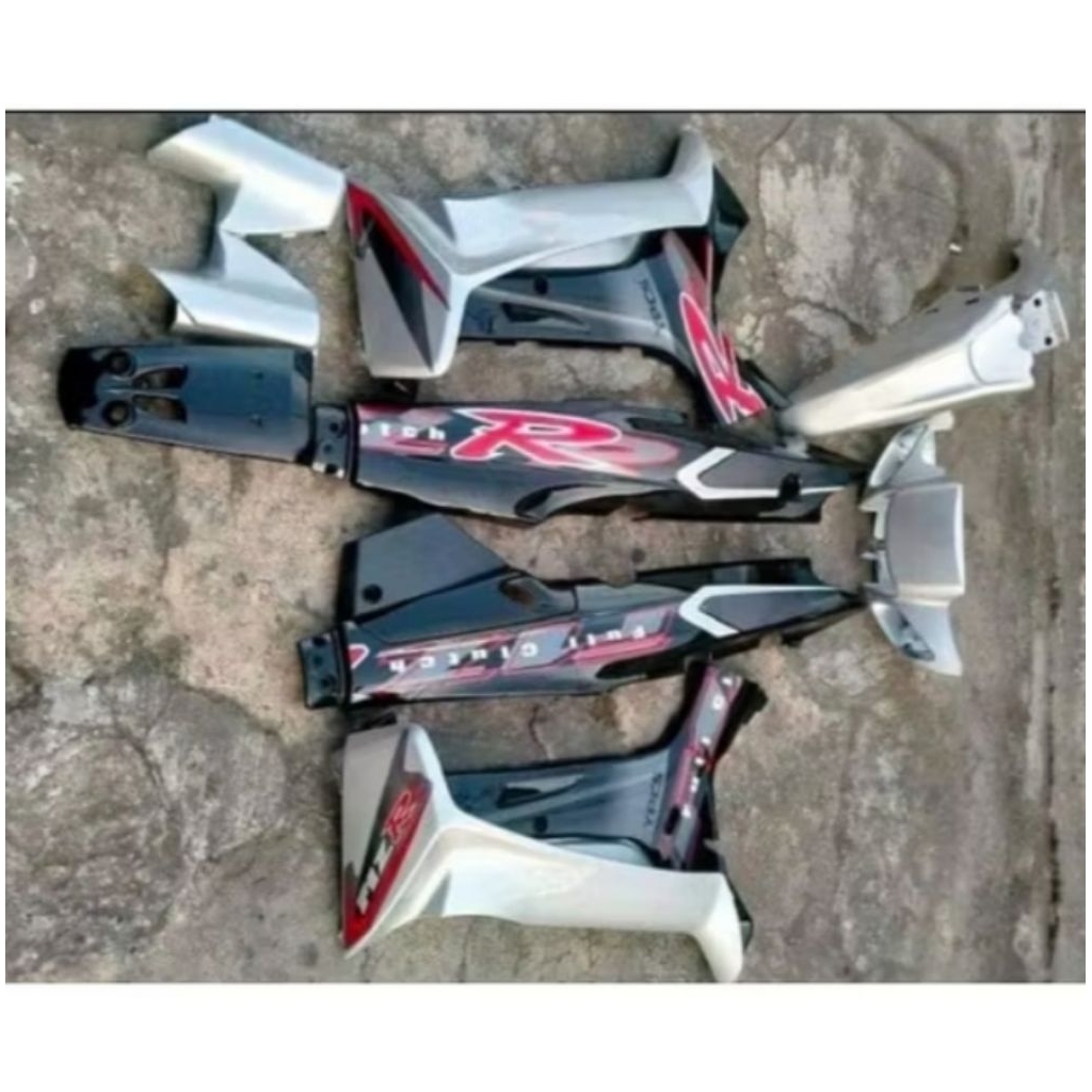 BODY YAMAHA MOTOR FIZ R FULL CLUTH HITAM SILVER ABS ORIGINAL QUALITY