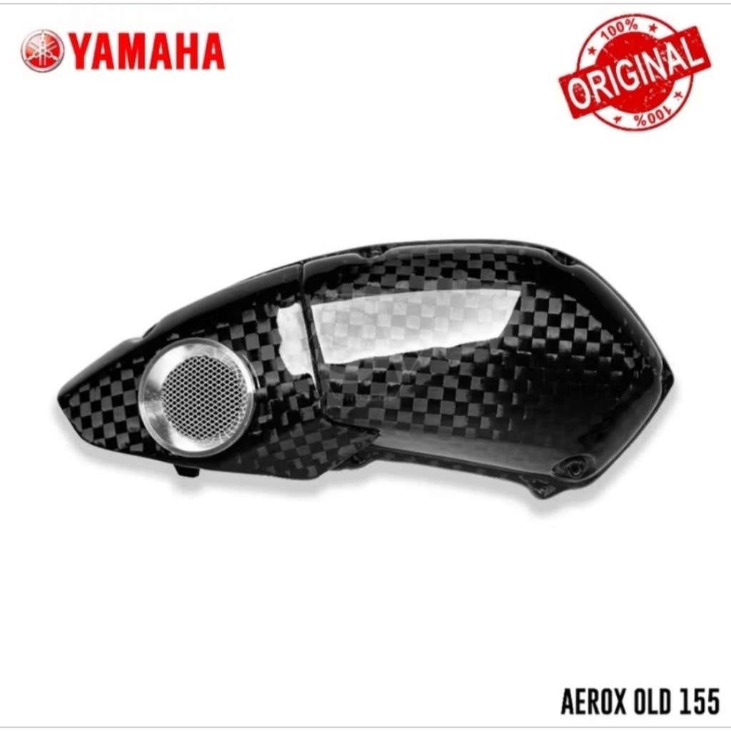 Cover filter udara aerox old custom veloscope carbon kevlar