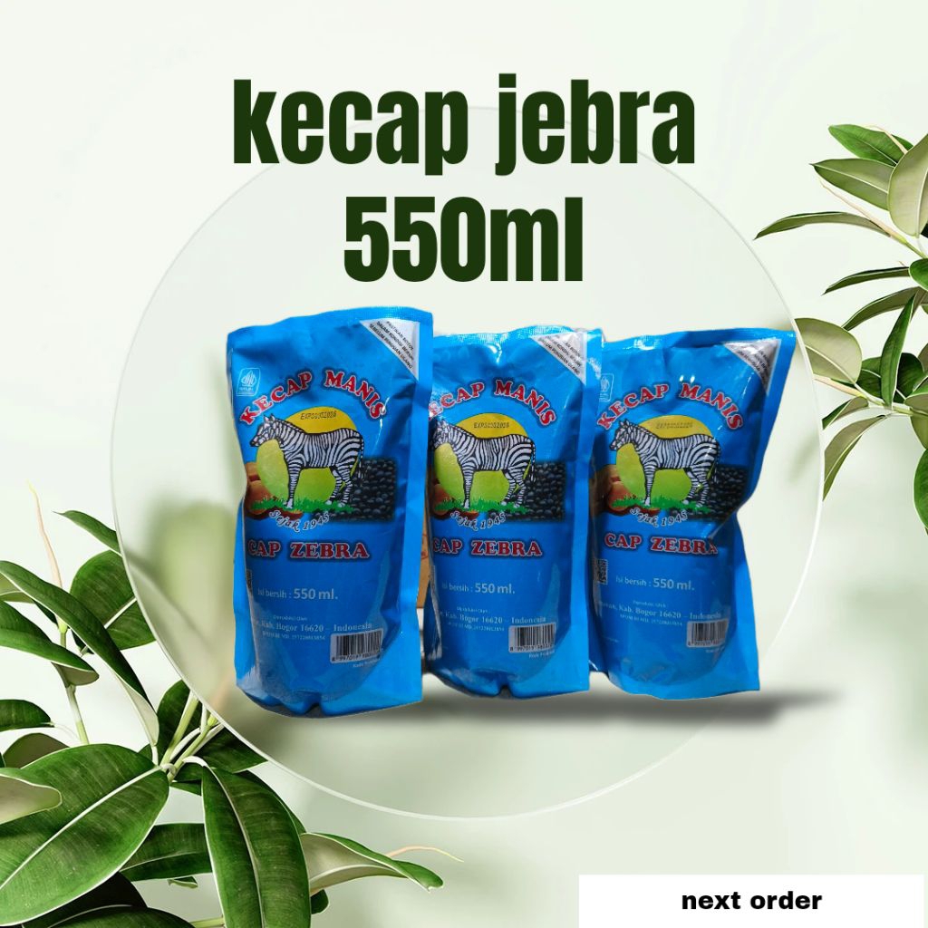 

kecap jebra, kecap manis, kecap kental 550ml