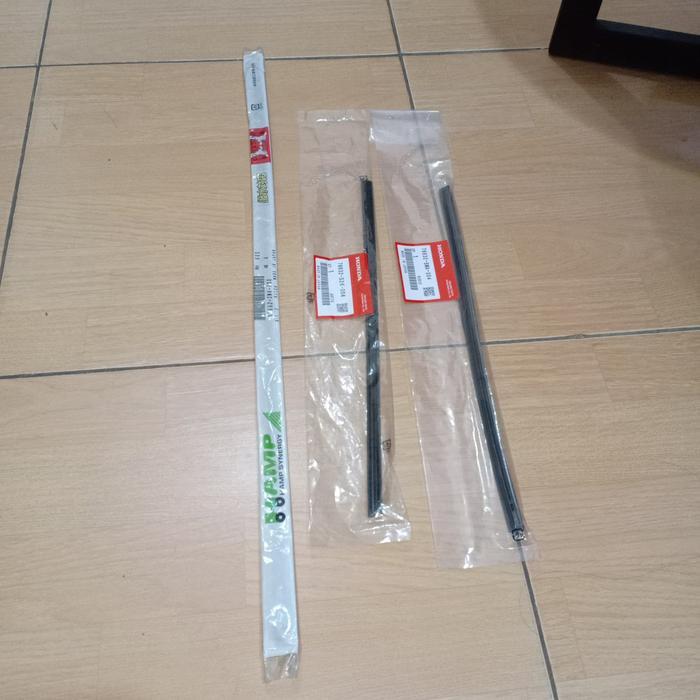 karet wiper depan belakang honda jazz ge8 2009 2010 2011 2012 2013 ori