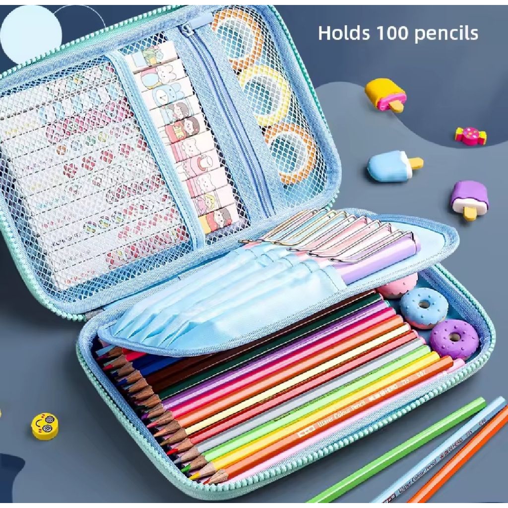 

Tempat pensil isi banyak pensil dan pulpen motif karakter 3D