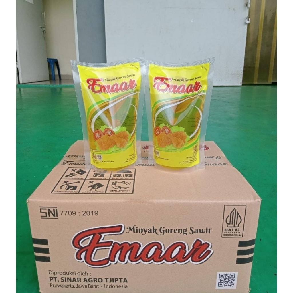 

PROMO MURAH Minyak Goreng Premium EmaaR pouch 800ml per 1karton isi 12 pouch