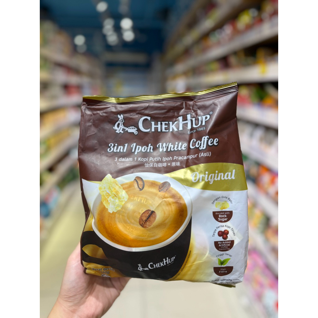 

chekhup 3in1 ipoh white coffee isi 12 sachets