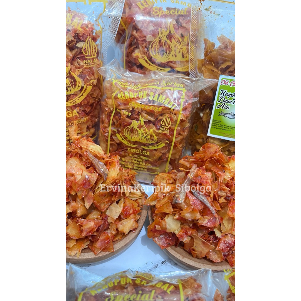 

Termurah Keripik Sambal Special Sibolga 250 gram / Keripik Sambal Ikan Teri Sibolga | Harga Terbaik