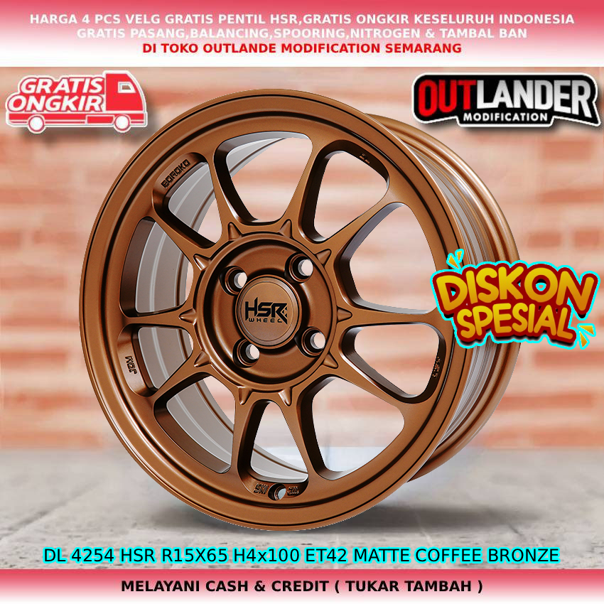 velg hsr velg R15 velg mobil Aveo Sigra Datsun Go Ford Fiesta Brio City Estilo dll hsr DL r15