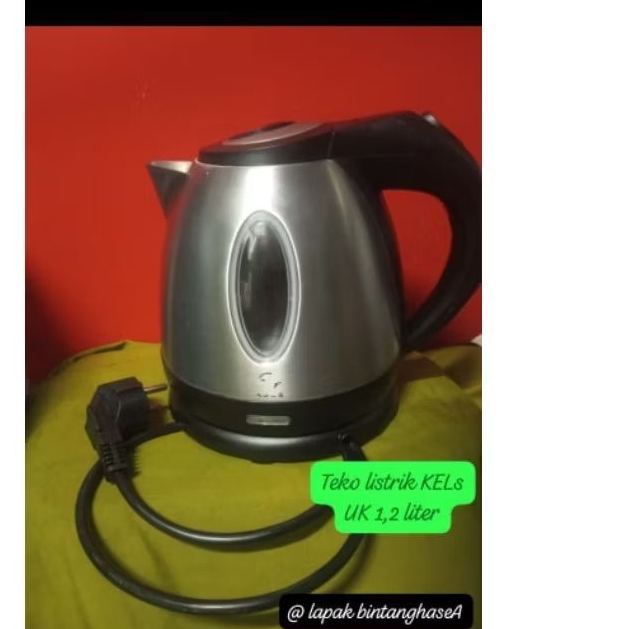 TEKO LISTRIK KELS/MEMASAK AIR PANAS/PRELOVED