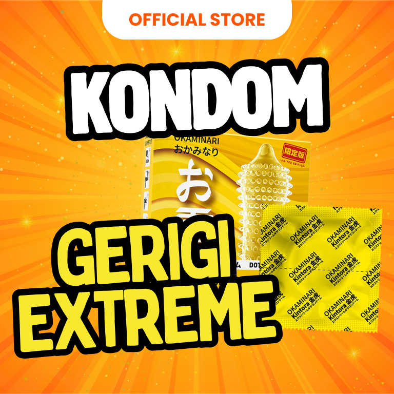 Okaminari Kondom Gerigii Tebal Original 001 - Varian Eceran 1pcs