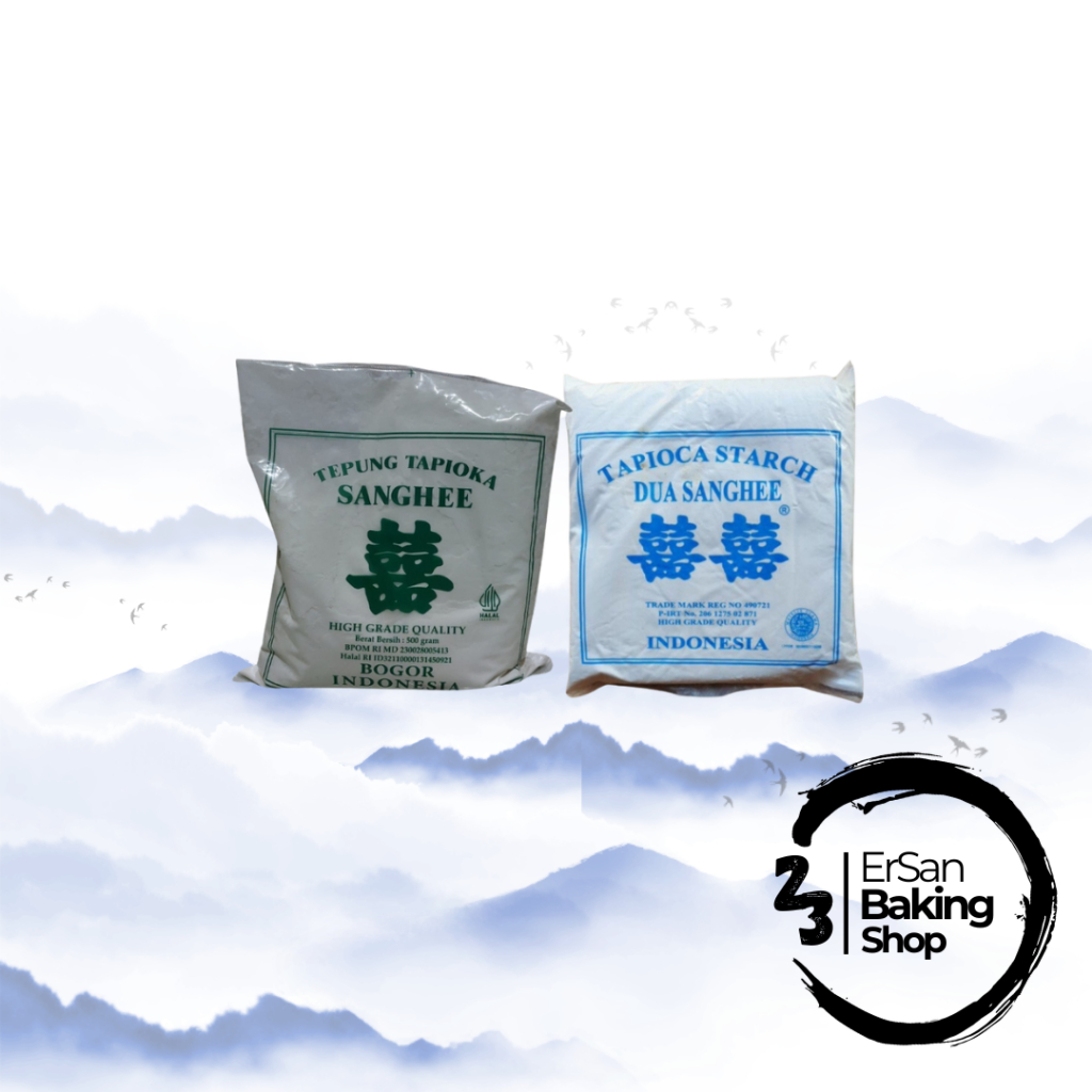 

Tepung Kanji Sanghee/Tepung Sanghee/Tapioca Starch/Tepung Dua Sanghee/Dua Sanghee 500gr