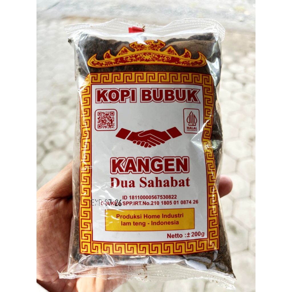 

Kopi Bubuk Kangen Lampung Dua Sahabat 200 gr