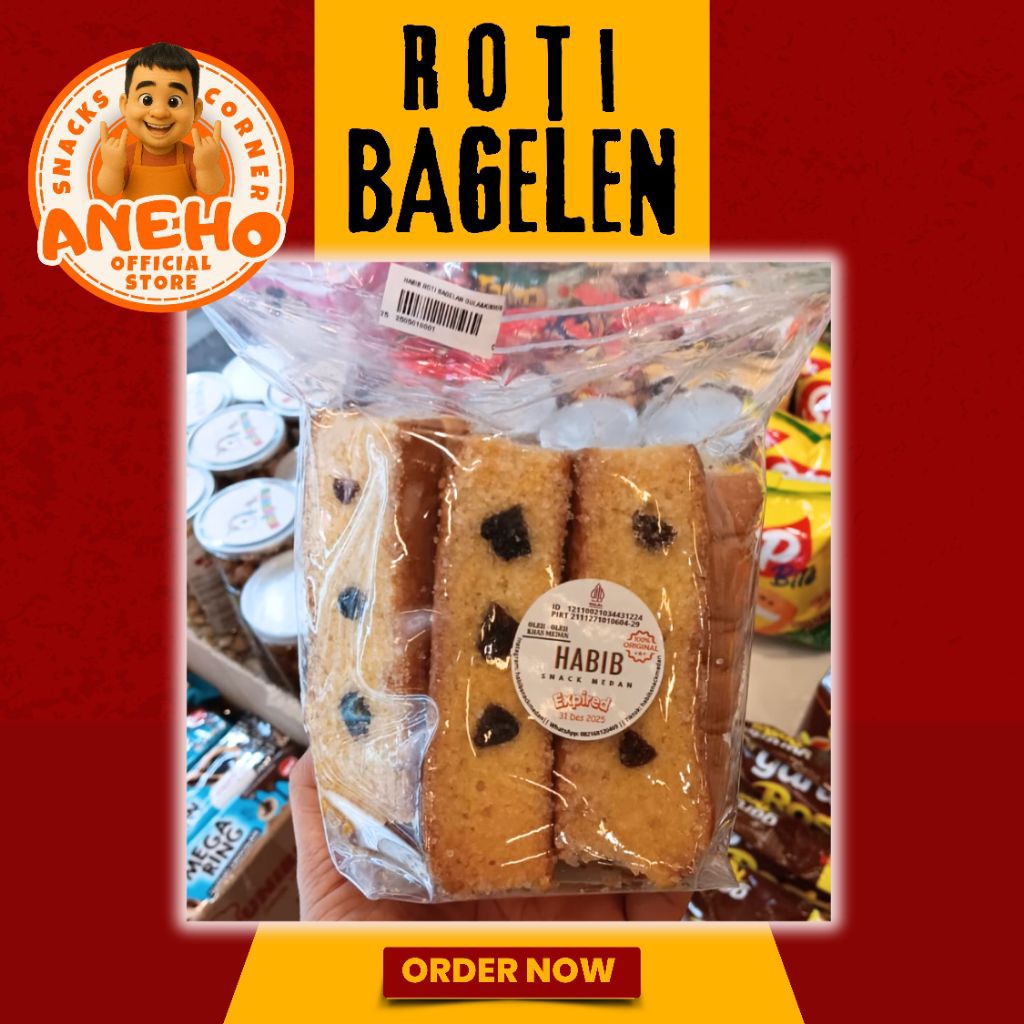 

Roti Bagelen Premium – Renyah, Manis Gurih, Tahan Lama, Cocok untuk Hampers