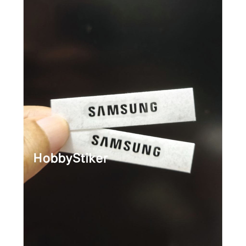 

Stiker custom logo Samsung ukuran kecil