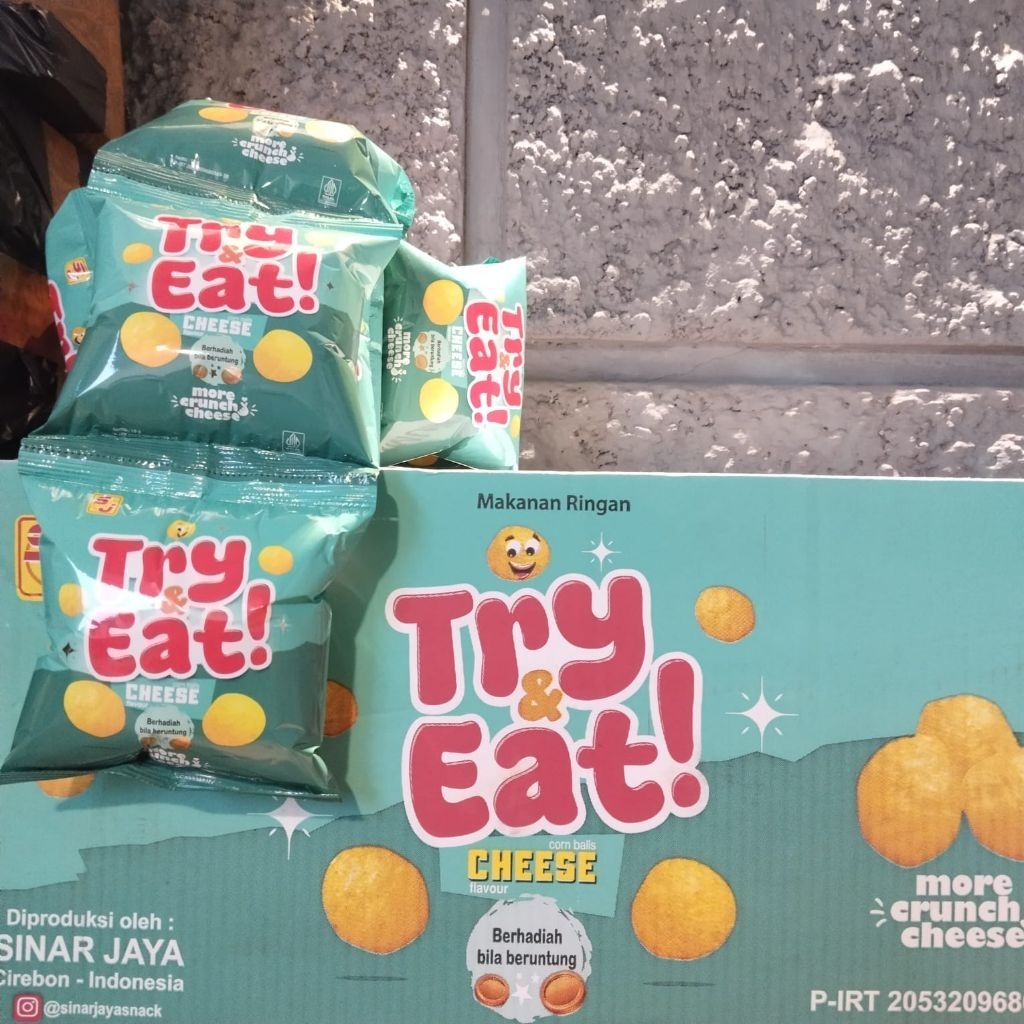 

TRY & EAT CIKI VIRAL BERHADIAH UANG TUNAI LANGSUNG ( 1 RENCENG ISI 10 PCS)