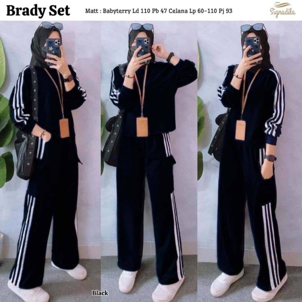 numia set original alaika/ Brady set celana original signadila