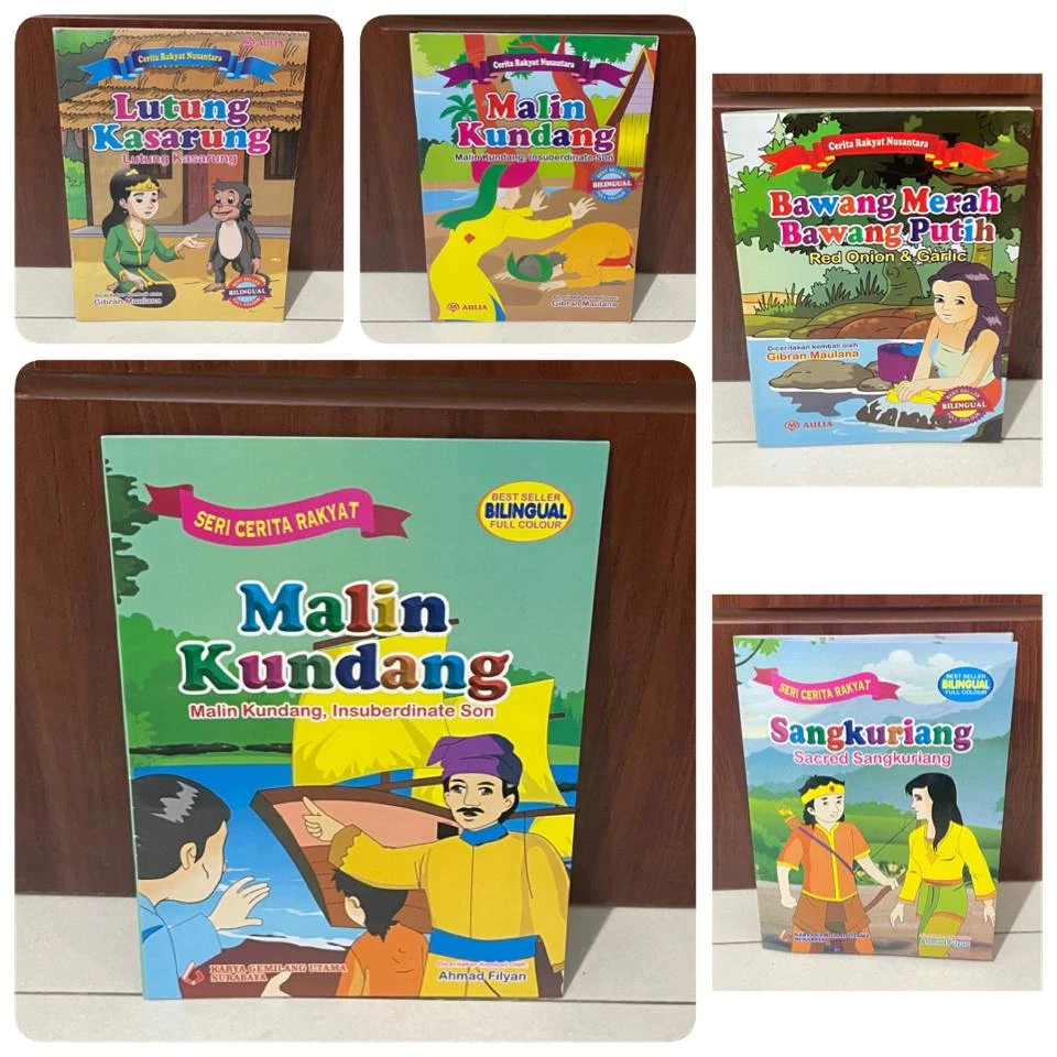 

Buku Dongeng DWI BAHASA Seri Cerita Rakyat Dunia Bilingual Indonesia Inggris BERWARNA BERGAMBAR