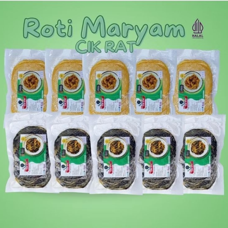 

PAKET 10 MIX ROTI MARYAM (ORIGINAL+KEJU)
