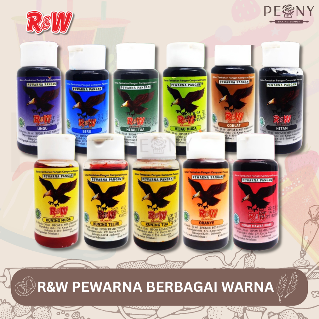 

R&W PEWARNA 30ML / PEWARNA MAKANAN