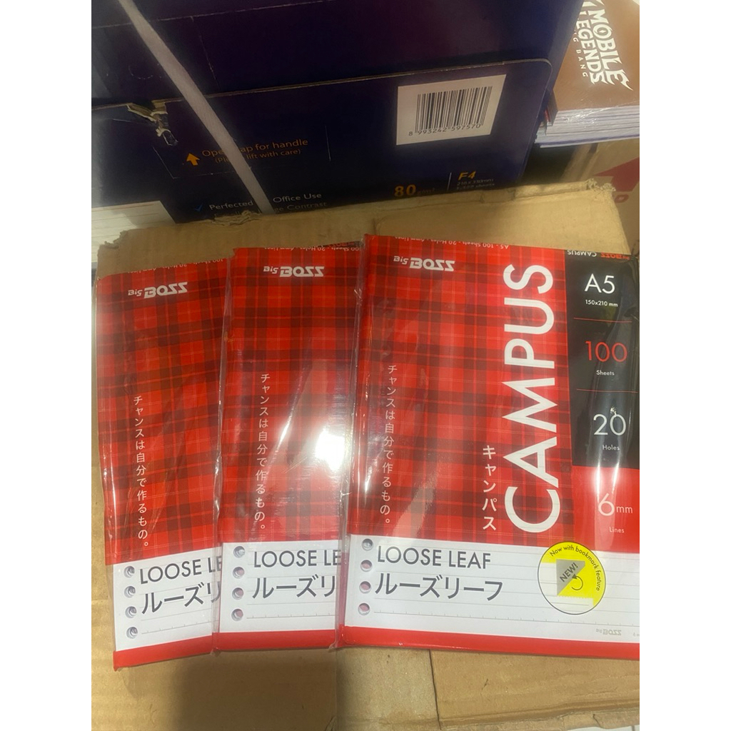 

Loose Leaf A5 100 Big Boss ( Pak ) Original