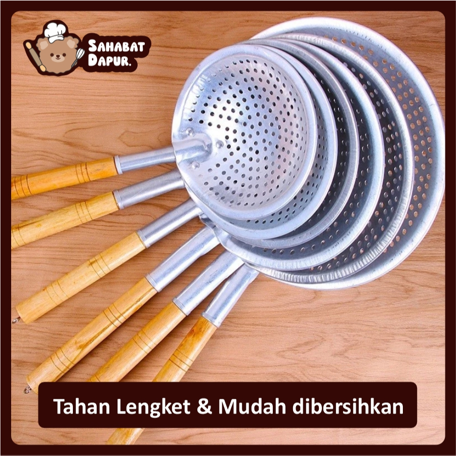 Serokan Gorengan Stainless Murah Saringan Minyak Peniris Gorengan Saringan Gorengan Stainless