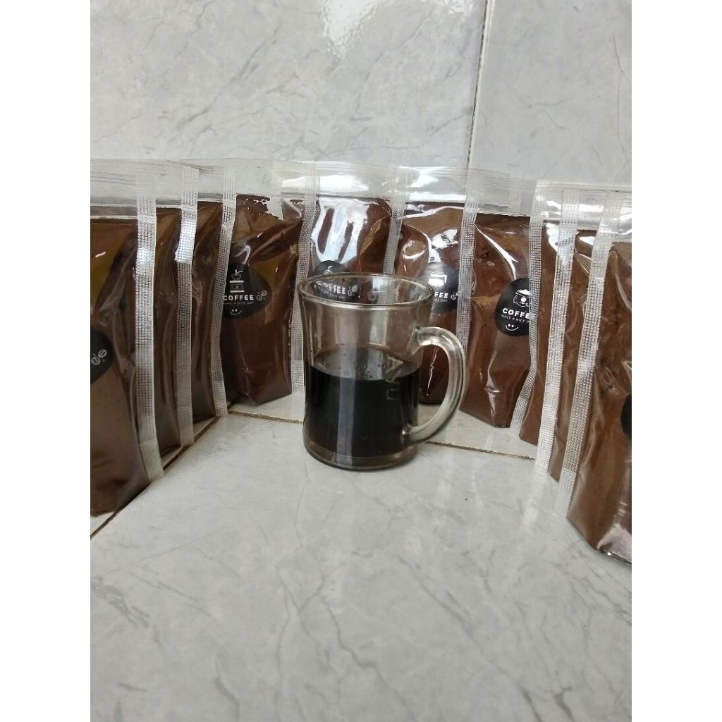 

[murah] kopi robusta kopi bubuk hitam kopi Madura 10pck